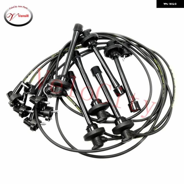 スパークプラグ ワイヤーセット イグニッション ケーブル 1990-1997 トヨタ ランドクルーザー レクサス LX450 4.5L 部品ナンバー 90919-21557 9091921557 5604