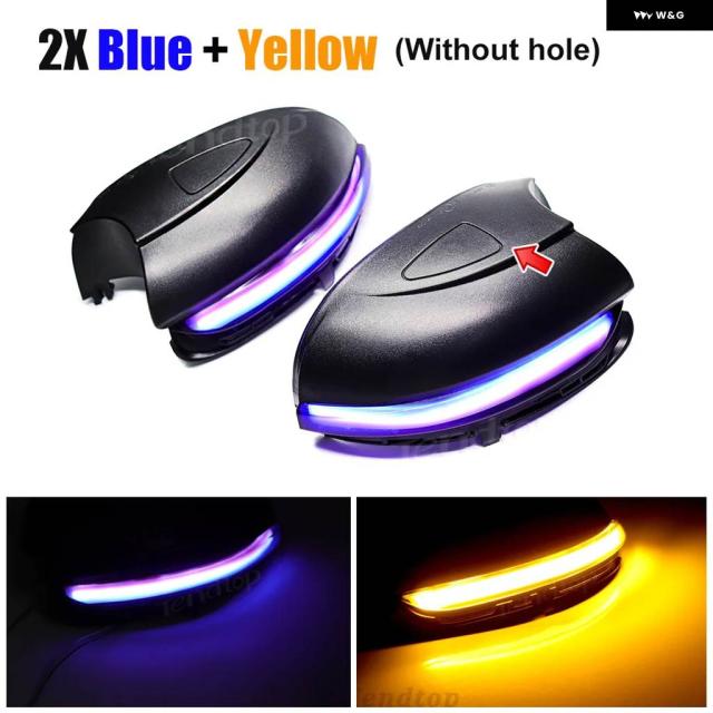 LED ダイナミックウィンカー ライトシーケンシャルランプサイドミラー インジケーター VW ゴルフ 6 MK6 GTI R32 2008-2014トゥーラン