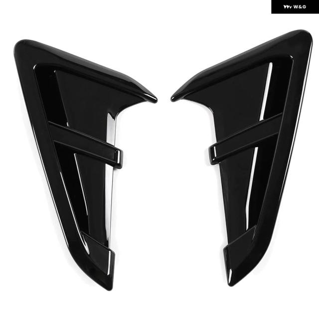 2PCS カーサイドフェンダー エアベント グリル トリム BMW X3 X4 G01 G03M X4M 2018 - 21