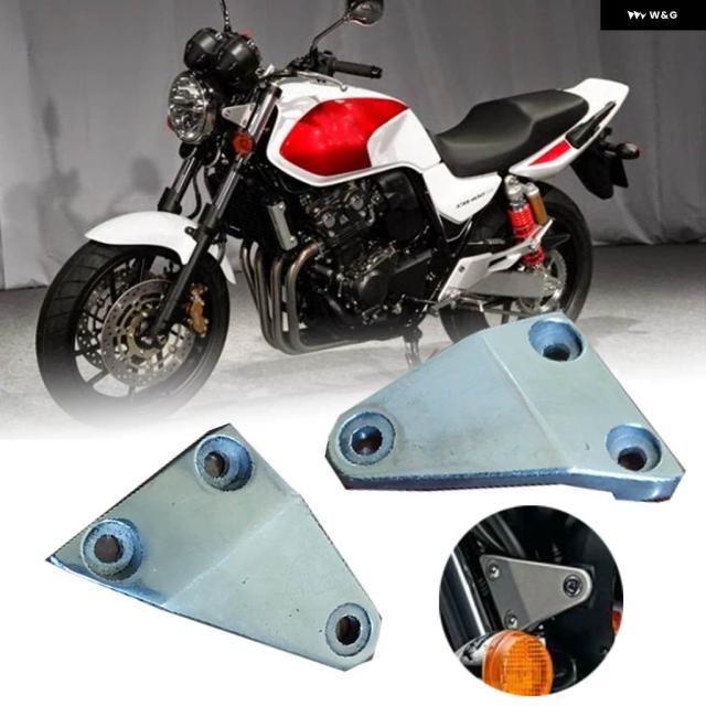 オートバイ ヘッドライト ステー ブラケット ホルダー サポート ホンダ CB400 SF スーパーフォア CB-1 ジェイド250 CB750 CB1300 ヘッドランプ 固定 スタンド