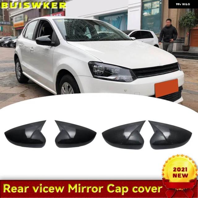 カーボンサイドウィングミラー カバー VW POLO MK5 6R 6C 2009-2017 ミラー キャップ 車