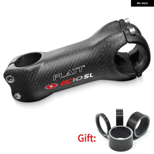 超軽量カーボン MTB 自転車ステム マウンテン/ロード バイク パーツ レンジ 6度 70/80/90/110/110/120MM