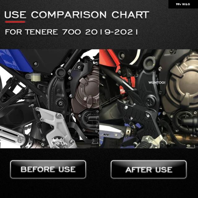ヤマハ バイク フレーム バンパー カバー T700 T7 2022 バンパー フレーム ガード TENERE700_2