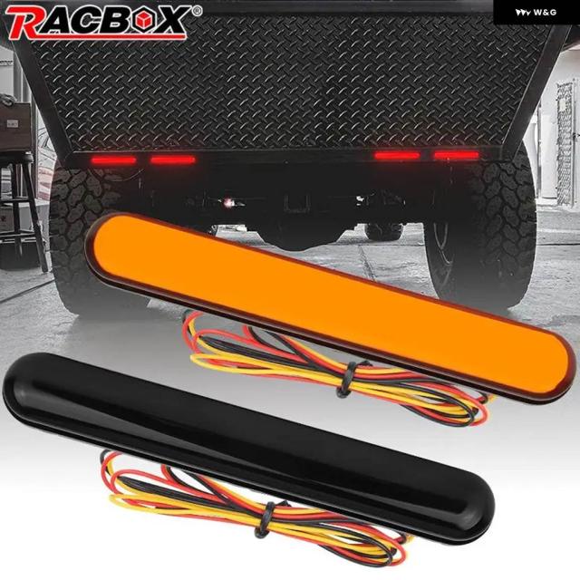 LED リア バンパー ブレーキライト 12V 24V ウィンカー テールランプ サイド マーカーライト トラック オフロード ピックアップカー 3IN1 DRL テールライト