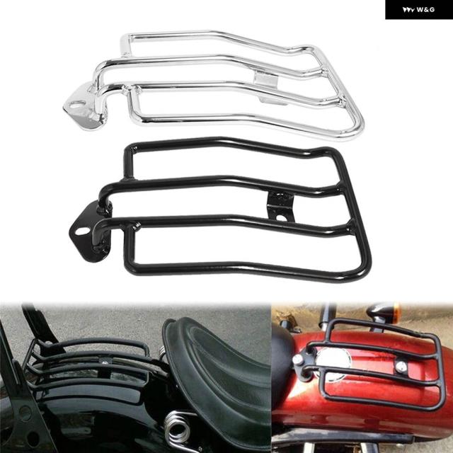 オートバイ / クローム リアソロシート ラゲッジラック キャリア サポート シェルフ ホンダ シャドウ エアロ 750 2003 2004 ハーレー スポーツスター 6,826円
