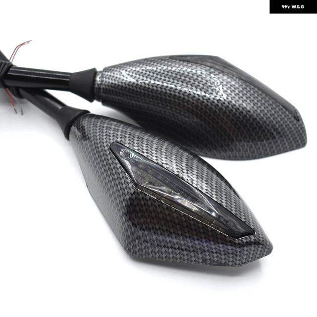 10MM バイク ミラー LEDウィンカー内蔵 MV AGUSTA BRUTALE 910R 989R 920 990 1078RR 1090_2