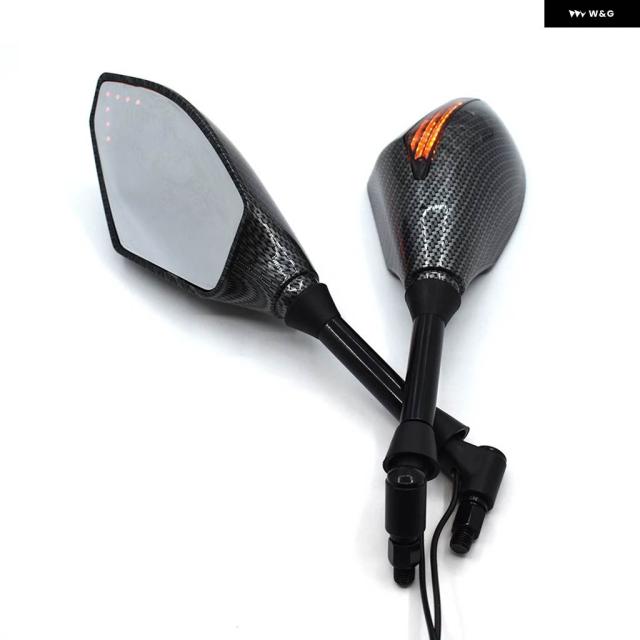 10MM バイク ミラー LEDウィンカー内蔵 MV AGUSTA BRUTALE 910R 989R 920 990 1078RR 1090_3