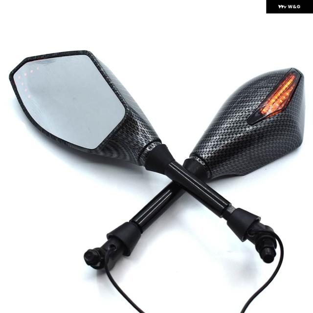 10MM バイク ミラー LEDウィンカー内蔵 MV AGUSTA BRUTALE 910R 989R 920 990 1078RR 1090_6