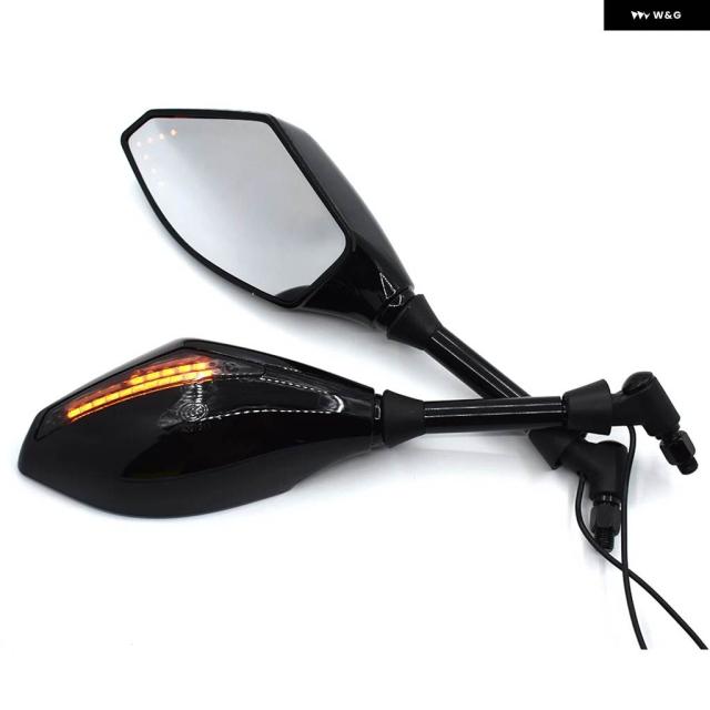 10MM バイク ミラー LEDウィンカー内蔵 MV AGUSTA BRUTALE 910R 989R 920 990 1078RR 1090_7