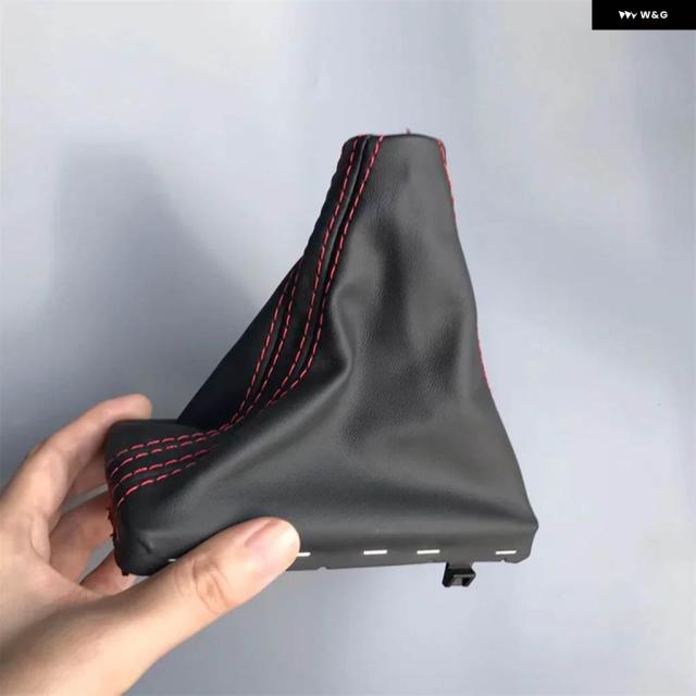 LHD マチック カー レザー ギア シフト ノブ シフト ノブ ブーツ アウディ A3 A4 A5 A6 A7 Q3 Q5 A1 Q7 TT 07-14 TT15-18