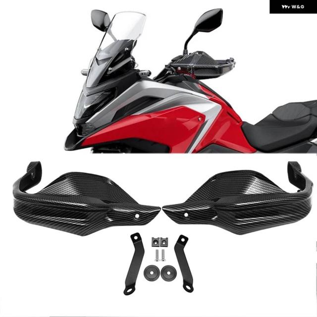 ホンダ NC750X CBX C B500 X 2013-2023 2022 カーボンルック ハンドガード ハンドプロテクション ウインドシールド ハンドガード