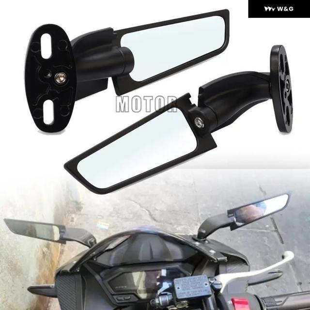 オートバイ バイク ミラー ウィング 調整可能 回転式バックミラー ホンダ VFR 1200 F X クロスツアラー 750 400 800 F FI/W1 VTEC用