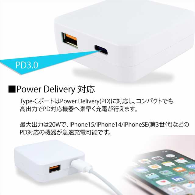 大決算売り尽くし PD充電器 【16mm超薄型】USB ACアダプター 楽天市場