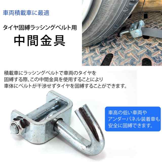 積載車用 タイヤ固縛ラッシングベルト用 中間金具 ターンピース 2個セット 車両積載車 車両固定 丈夫 ベルト通し幅 55mm 宅配便のみ の通販はau Pay マーケット Whitenuts Au Pay マーケット店