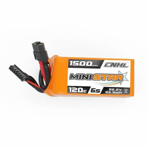 CNHL MINISTAR 22.2V 6S 1500MAH 120C/240Cリポバッテリー XT60コネクター 高放電率RC大容量バッテリー FPVドローン用LIPO リチウムポリマー電池 ラジコンバッテリー 6,769円