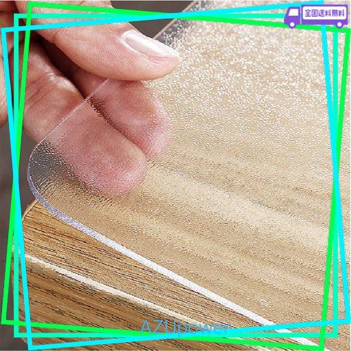 YUEBOA テーブルクロス 透明 エンボス加工 60X180CM 厚さ1.5MM PVC テーブルマット クリア ビニール 無臭 PVC製 デスクマット テーブルカバー 縮みなし 防水 汚れ防止 撥水加工 はカスタマイズ可… テーブルクロス