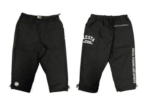 ゼスタ(XESTA) 撥水ストレッチクロップドパンツ ブラック L ゼスタ(XESTA) 撥水ストレッチクロップドパンツ ブラック L