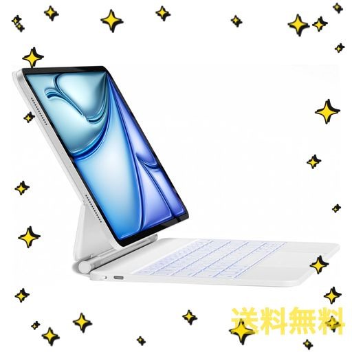 IPAD マジックキーボード HOU IPAD AIR 11インチ2024/10.9インチ(2022第5世代/2020第4世代) IPAD PRO 11インチ第4/3/2/1世代対応 スマー