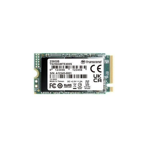 トランセンドジャパン トランセンド 256GB PCIE SSD M.2(2242) NVME PCIE GEN3×4 M KEY TS256GMTE400S