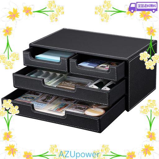 KINGFOM PUレザー デスク収納ボックス/収納ケ 小 緑色 Green 4