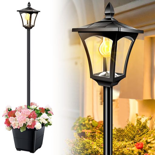 昇級版】TANKAO ガーデンライト ソーラー 屋外 暖色 和風 庭園灯