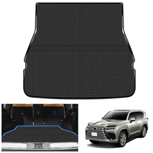 新型 レクサス LX600 7人乗り 専用 ラゲッジマット LEXUS LX600系 車種専用設計 3D トランクマット TPE素材 カーゴマット 立体構造 防水