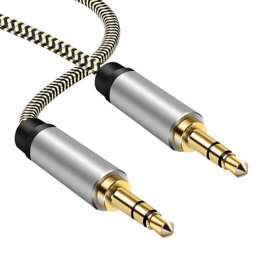 HANPRME 3.5MM AUXケーブル1M、3.5MMオス-オスオーディオケーブルヘッドフォン、IPOD、IPHONE、IPAD、ホーム/カーステレオなどのAUXケーブル