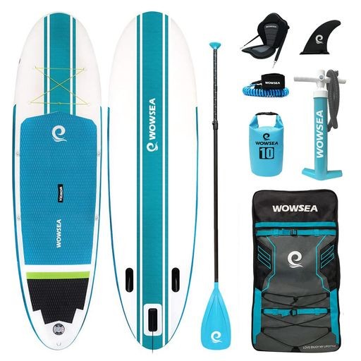 WOWSEA BLUESKY B2 SUP サップ インフレータブル スタンドアップパドルボード カヤックシート付き 積載重量130-150KG 安定性 滑り止め ヨ