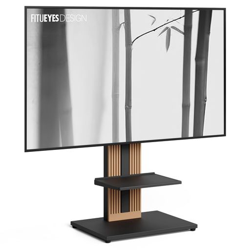 FITUEYES DESIGN 木製テレビスタンド 和風 32～65インチ対応 強化