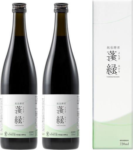 越後酵素蓬緑 2本セット 酵素ドリンク 720ML×2本 ファスティング 置き換え 酵素