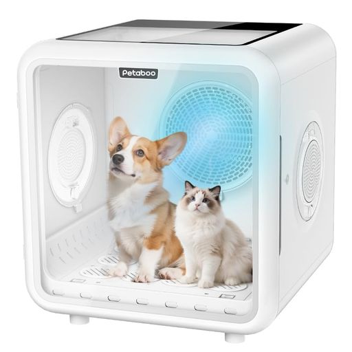 ペット乾燥機 PETABOO ペットドライヤー【72L大容量 ドア取り外し可