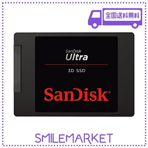 SANDISK サンディスク 内蔵 SSD 2.5インチ / SSD ULTRA 3D 500GB SATA3.0 / SDSSDH3-500G-G25