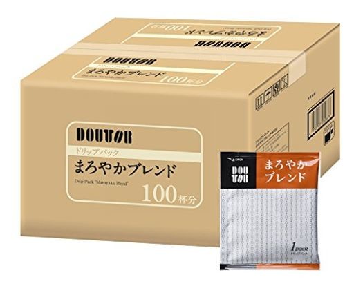 【送料無料】ドトールコーヒー ドリップパック まろやかブレンド 100杯分