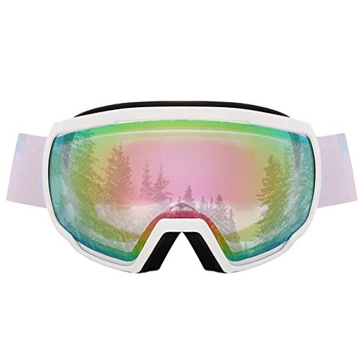 OBILAEE] スキーゴーグル スノーゴーグル スノーボードゴーグル アップグレード 広視野球面レンズ 防風 防雪 曇り防止 紫外線防止 メガ