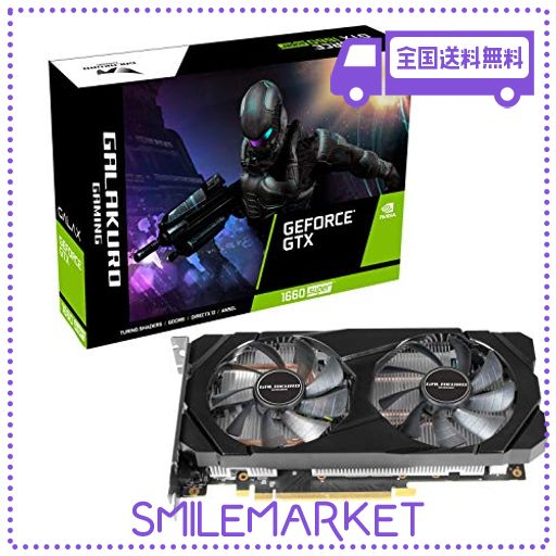 玄人志向 NVIDIA GEFORCE GTX 1660SUPER 搭載 グラフィック