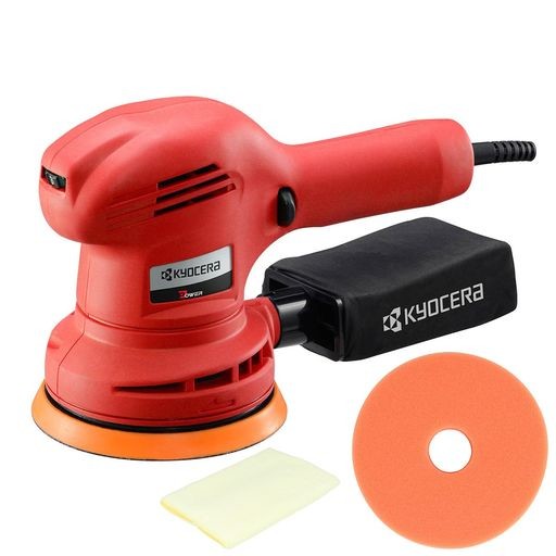 京セラ(KYOCERA) 旧リョービ サンダーポリッシャー マイクロファイバークロス&ポリッシングスポンジセット RSE-1250(Z) 4988665【特別セット品 (予備ポリッシングスポンジとマイクロファイバークロス付) 手磨きの手間を1台で軽減 の通販は
