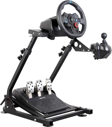 DSHOT UPDATED RACING WHEEL STAND (拡張版) レーシングホイールスタンド ギアシフター用マウント セット ロジクール G25 G27 G29 G920 T