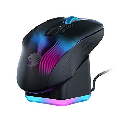 スペシャル特価 roccat kone xp air ブラック 充電ドック付き