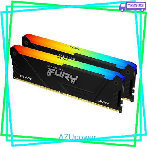 Kingston FURY メモリ DDR4 16GB×2枚 32GB RGB Amazon | キングストン Kingston デスクトップPC用メモリ DDR4