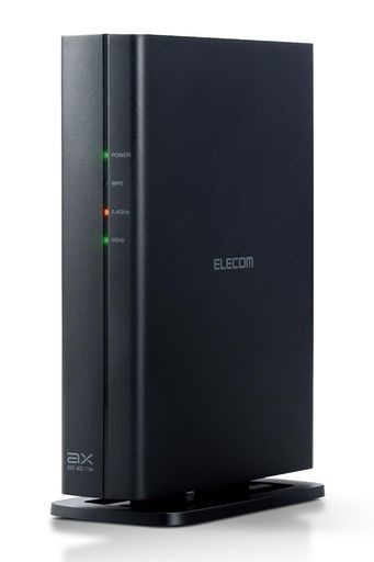 エレコム WIFI ルーター 無線LAN WI-FI6 AX3000 2402+574MBPS 11AX/11AC IPV6対応 (IPOE) コンパクト筐体 WRC-X3000GS3A-B