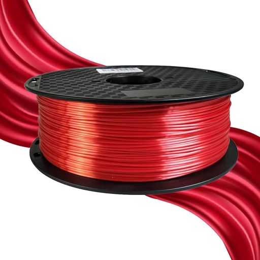 シルクPLA レッド PLA フィラメント 1.75 MM 1KG 3DプリンタフィラメントリールFDM 3 D印刷材料光沢処理シルクレッドPLA光沢フィラメントCC3 DメタルレッドPLA