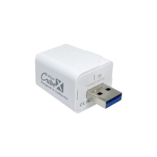 PIODATA IXFLASH CUBE 1TB IPHONE IPAD 対応 フォト ストレージ ...