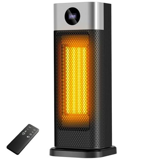 ヒーター セラミックファンヒーター 【ECO知能恒温・速暖】1200W 暖房器具 省エネ 首振り 足元 脱衣所 ヒーター ファンヒーター 3段階温