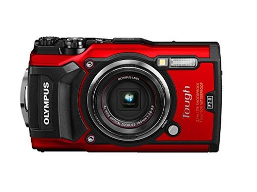 OLYMPUS デジタルカメラ TOUGH TG-5 レッド 1200万画素CMOS F2.0 15M