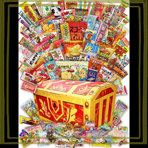 お菓子 駄菓子 詰め合わせ 77種 ギチギチパンパン破裂寸前! モノゴコロの宝箱 御菓子ギフトセット 子供が喜ぶプレゼント 大量の駄菓子詰め合わせ