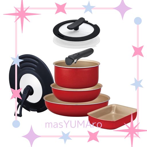 エバークック フライパン8点セット 着脱 オール熱源対応 エバークック