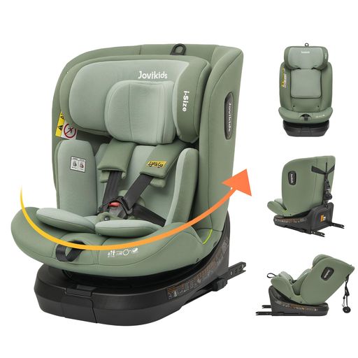JOVIKIDS チャイルドシート ISOFIX、 0か月~12歳頃 360°回転式 I