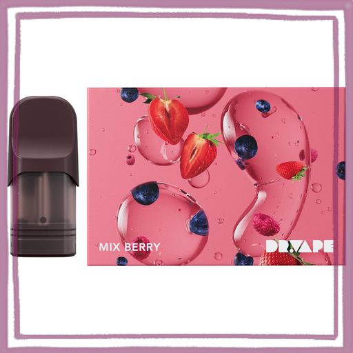 DR.VAPE ドクターベイプ カートリッジ ミックスベリー FOR MODEL3 [ どくたーべいぷ ニコチン タール なし]