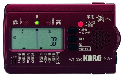 KORG チューナー 「調べ」 箏用 WT-30K