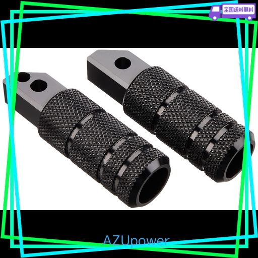 ハリケーン(HURRICANE) フットペグ ローレット ブラックアルマイト